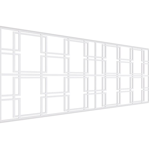 Ekena Millwork Set of Four Panels for 94 1/2"W x 36 1/4"H Granby Fretwork Wainscot Wall Paneling WPKP18X01X47GBY - main